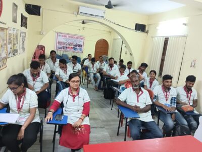 Physiotherapy training session